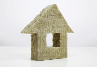 Shape of house made from insulation material