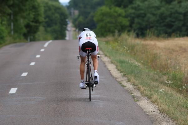 Christel Ferrier-Bruneau (Vienne Futuroscope) sees the long, rolling road ahead of her.