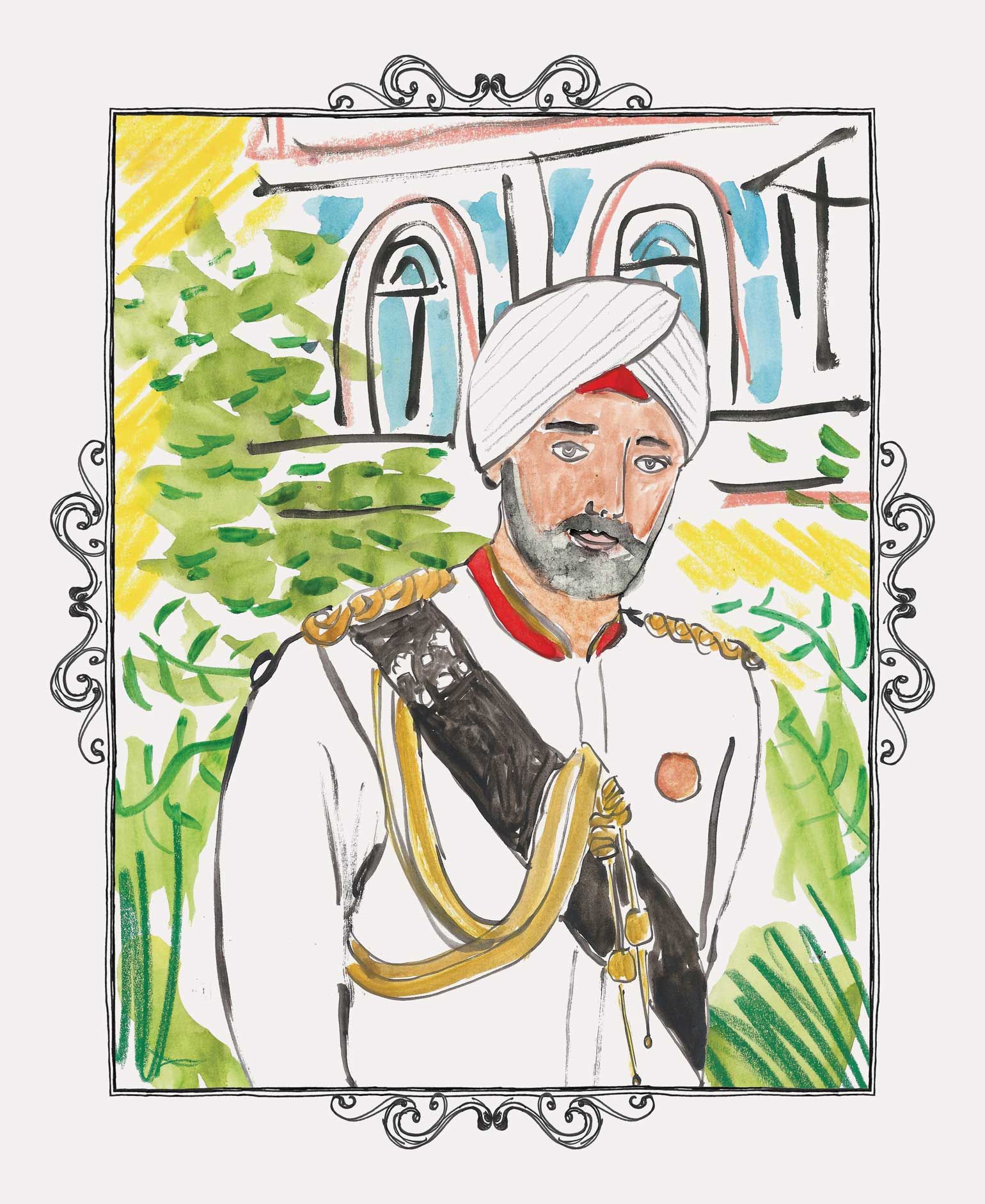 A Raffles Singapore doorman