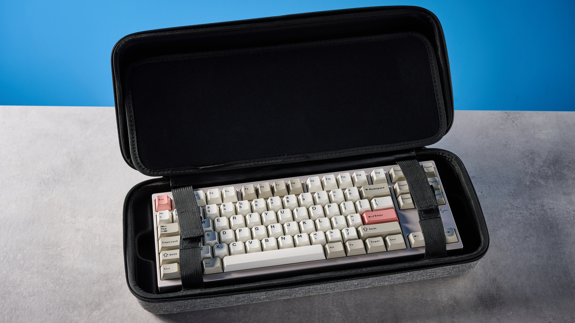 The Wobkey Crush 80 in warm silver colorway