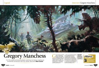 Manchess has worked as a freelance artist for nearly 40 years