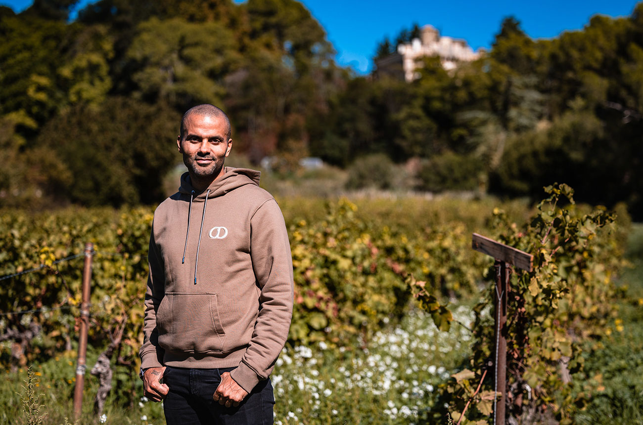 Tony Parker, Ch&amp;acirc;teau Saint Laurent vineyards