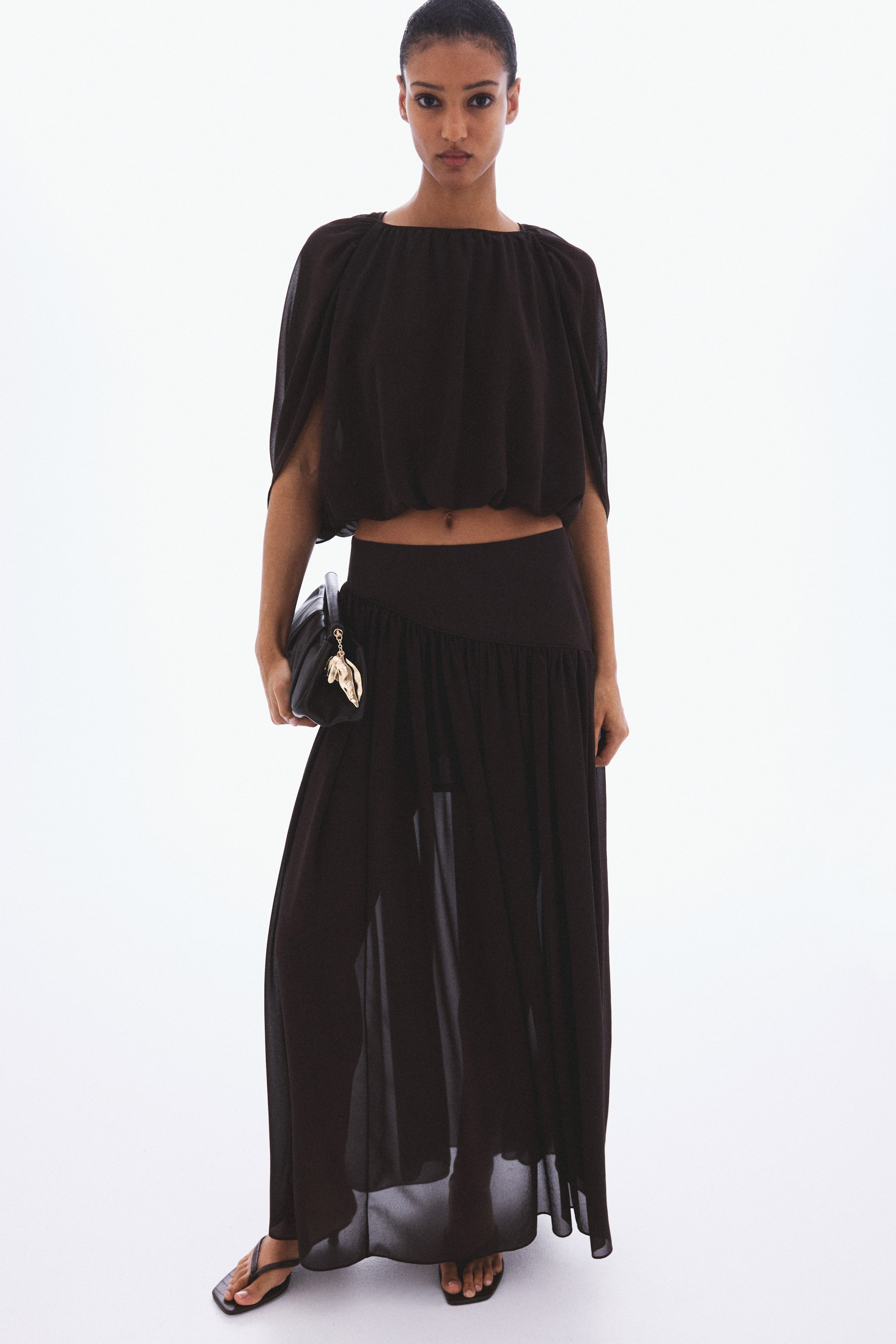 Chiffon Maxi Skirt