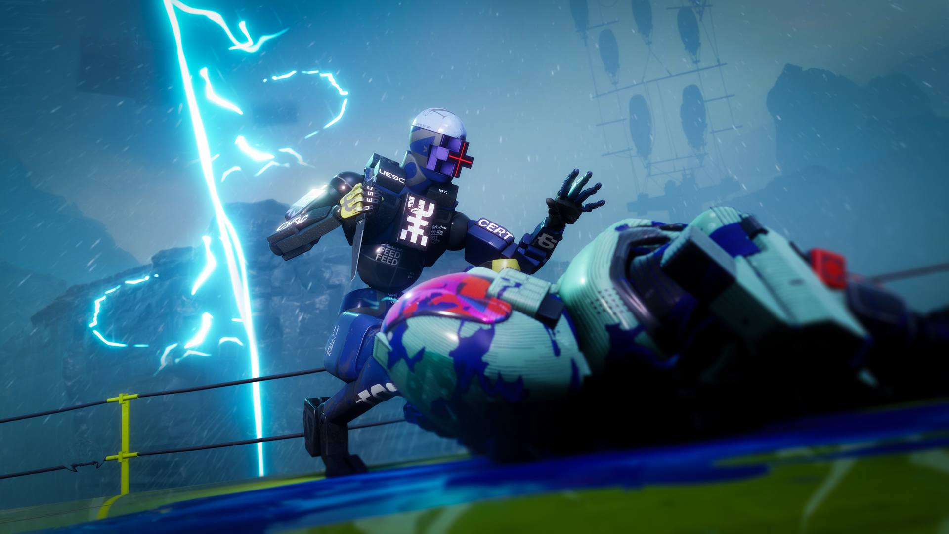 Marathon Rook frame standing over dead Destroyer shell