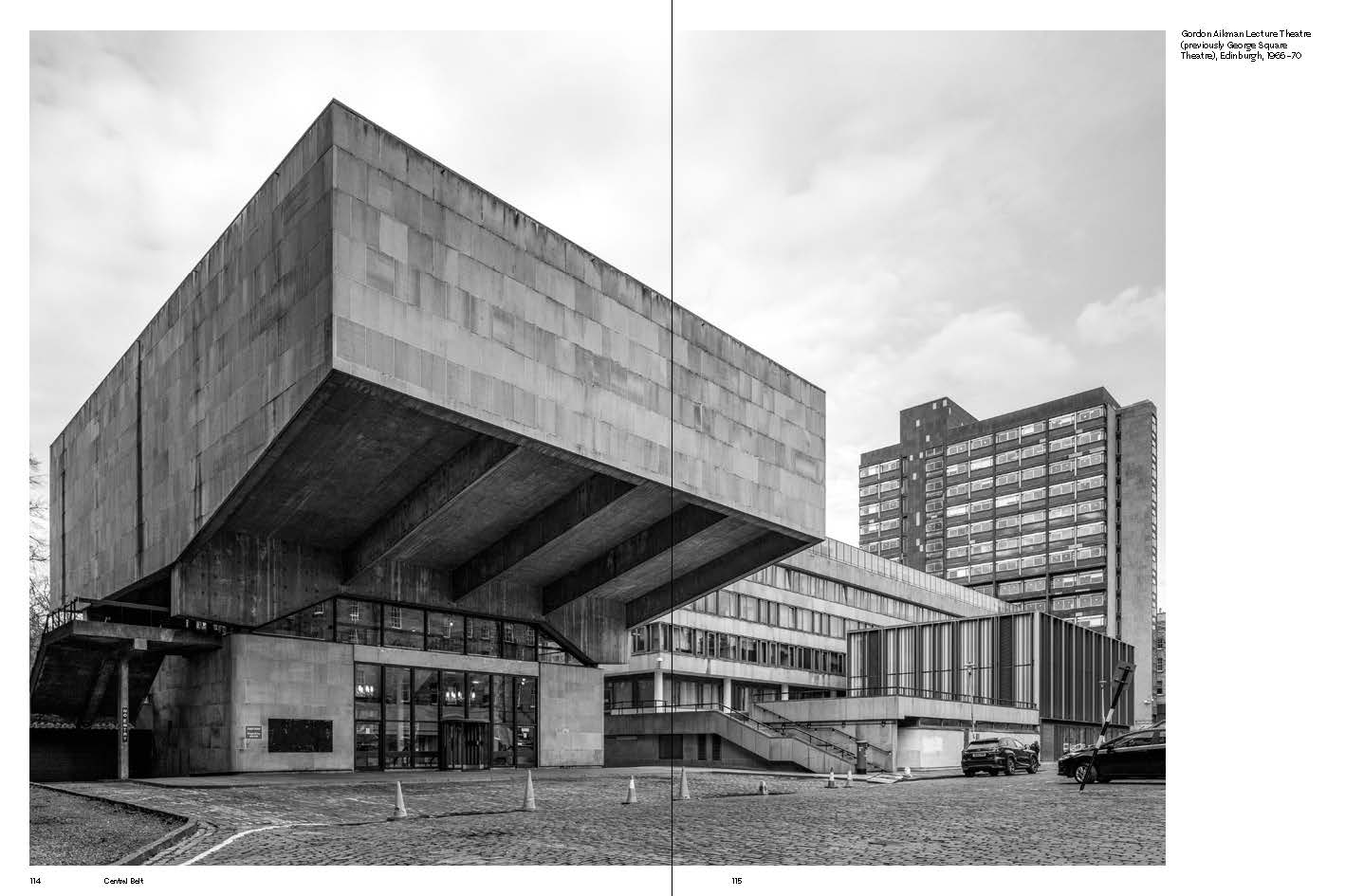 Gordon Aikman Lecture Theatre (previously George Square Theatre), University of Edinburgh, 1965&amp;ndash;70, Robert Matthew, Johnson-Marshall &amp;amp; Partners (RMJM)