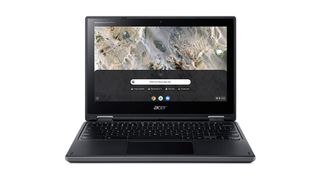 The Acer Chromebook Spin 311 from the front on a white background