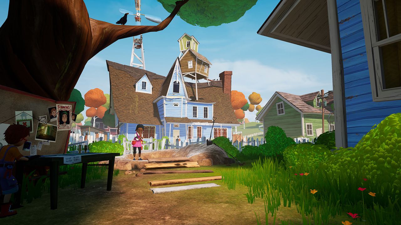 Official screenshots of Hello Neighbor: Search &amp; Rescue for PSVR 2 and the Meta Quest