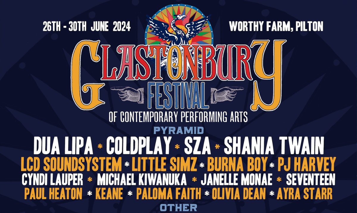 Glastonbury Festival branding