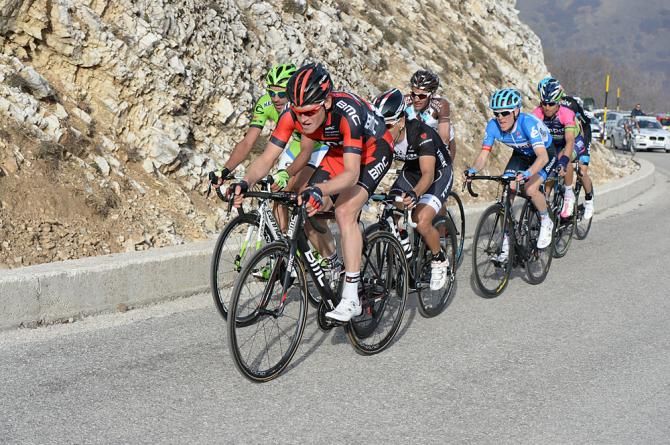 BMC's Ben Hermans takes a turn at the front