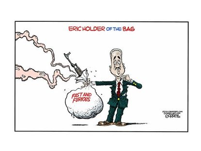 Eric Holder's sticky situation