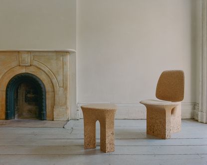Cork furniture by noe duchafour lawrance for made in situ