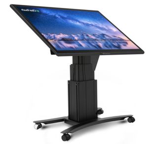 43XE Mini Convertible Stand with monitor