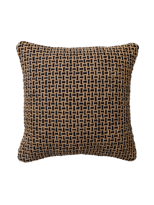 Woven Two-Tone Indoor/Outdoor Pillow