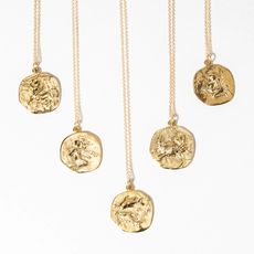 gold zodiac necklace