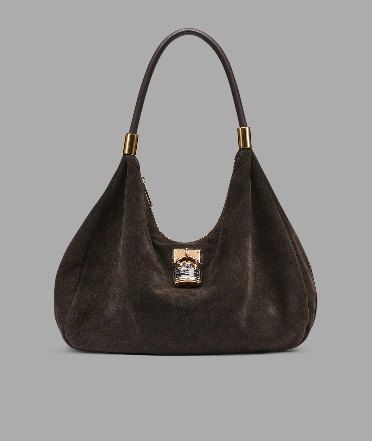KARL LAGERFELD PARIS, Maelynn Leather Hobo Bag