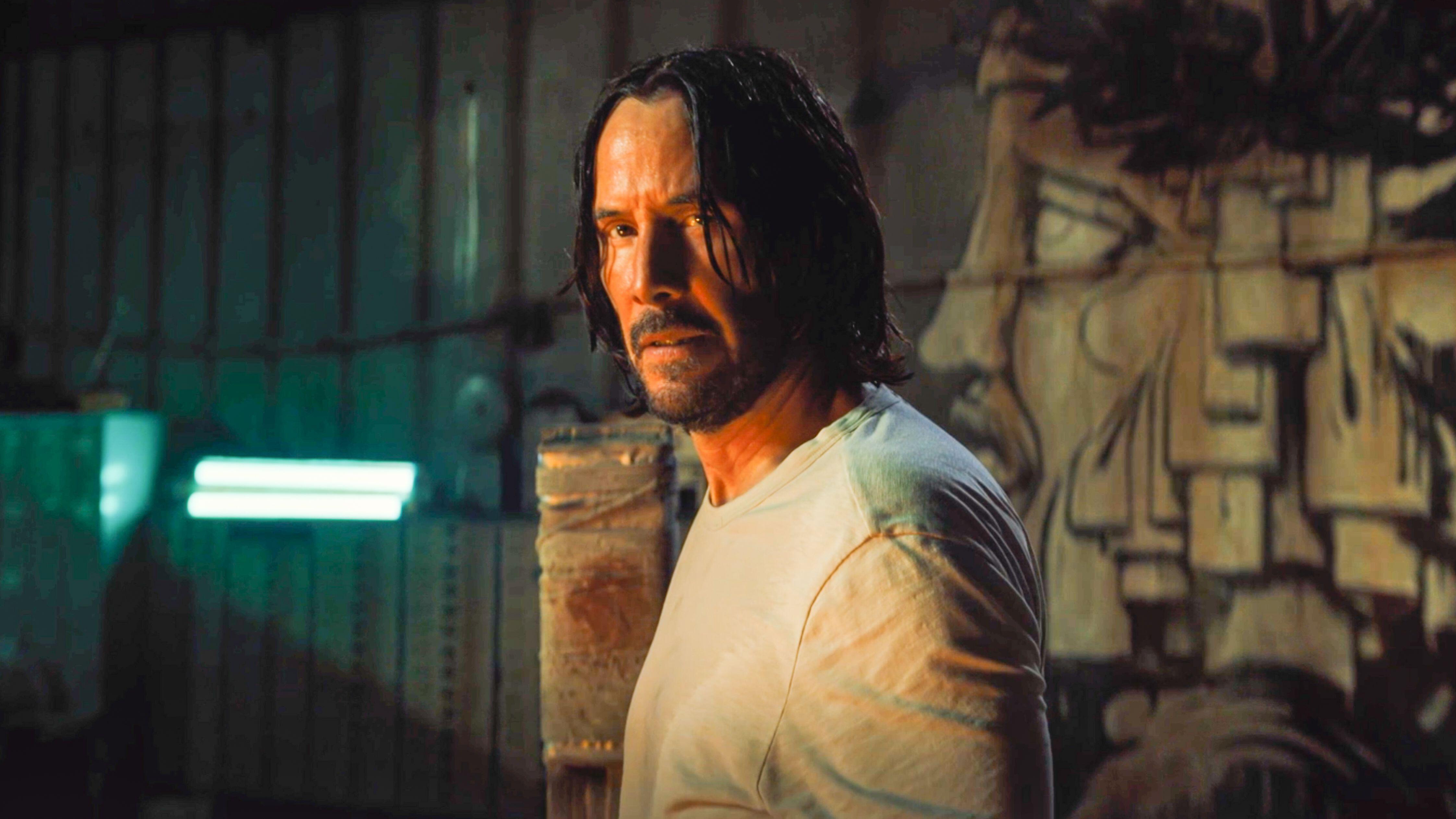 John Wick (Keanu Reeves) in a scene from "John Wick: Chapter 4" (2023)