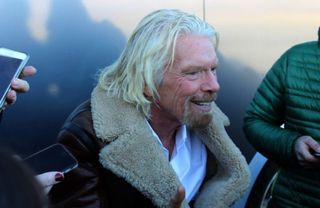 Richard Branson told reporters after the SpaceShipTwo test that commercial flights from Spaceport America could start in 2019 after as few as three more test flights.