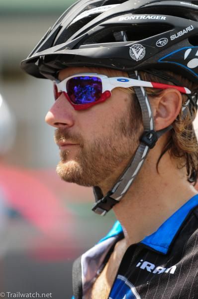 Jeremy Horgan-Kobelski (Subaru Trek) at the start