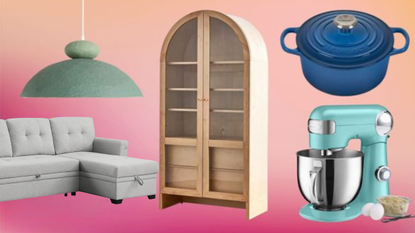 a collage of home and furniture items