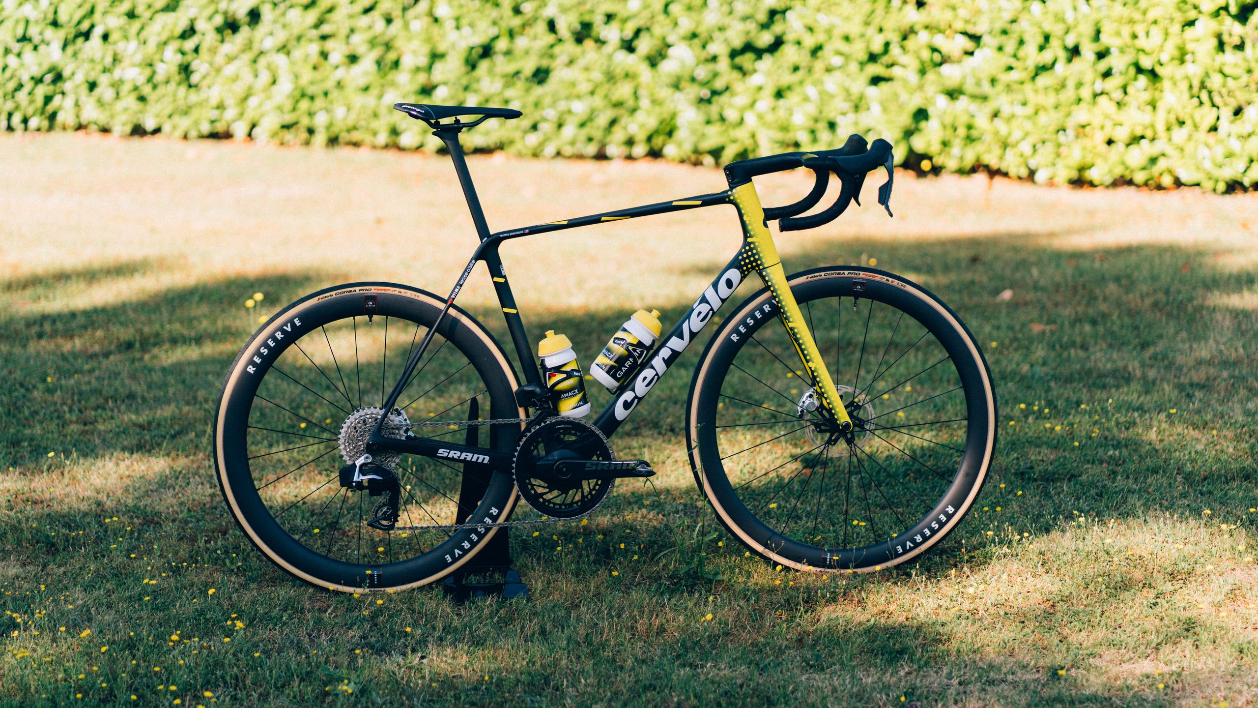 An unreleased Cervélo R5: Matteo Jorgenson's Tour de France bike