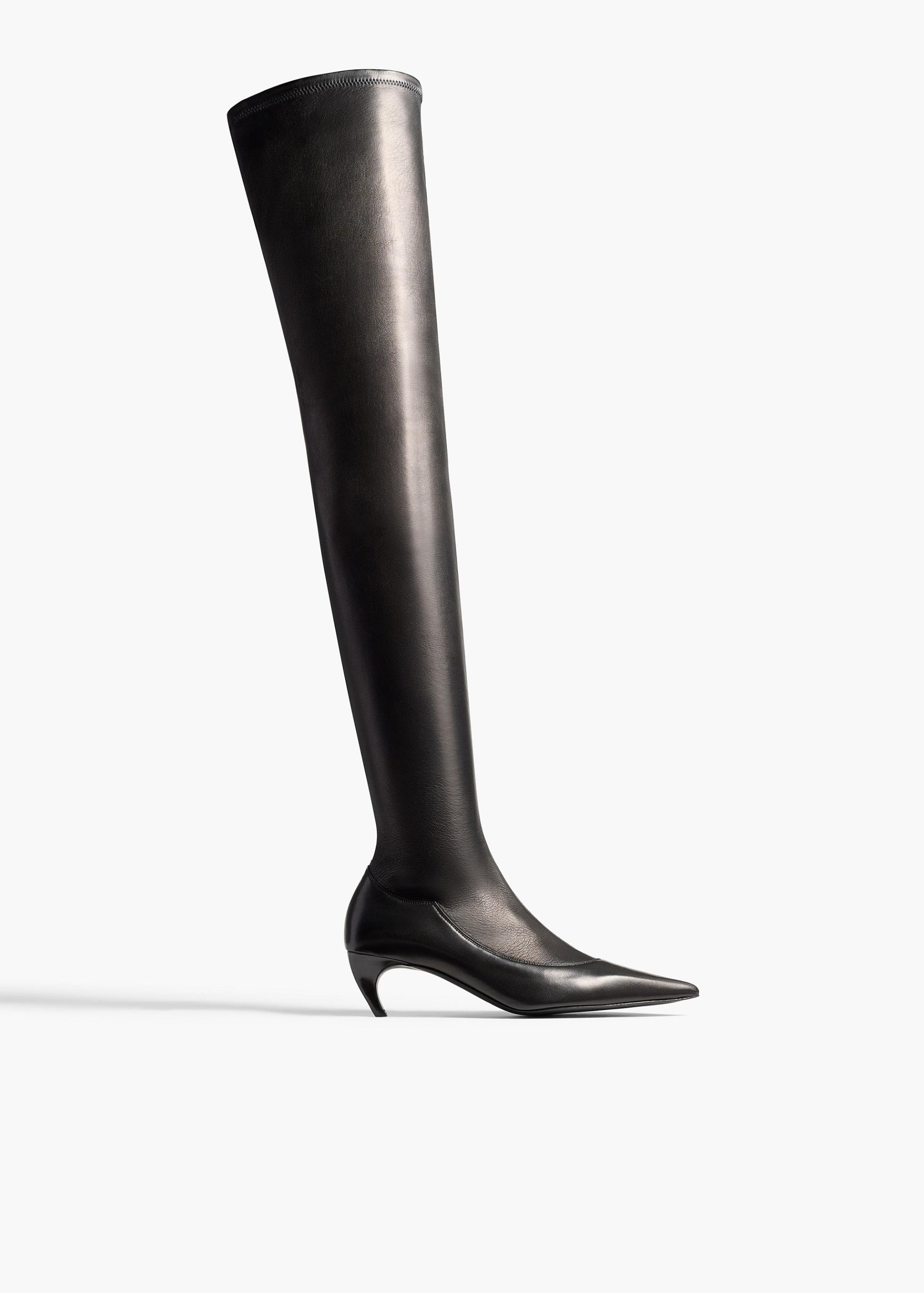 Valerie Over-The-Knee Boot in Black - 35 / Black / Upper100%llsole100%cl