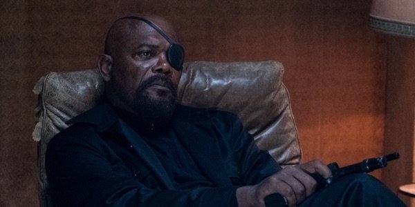 Samuel L. Jackson as Nick Fury in Spider-Man: Far From Home