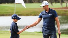 Henrik Stenson and his son Kalle