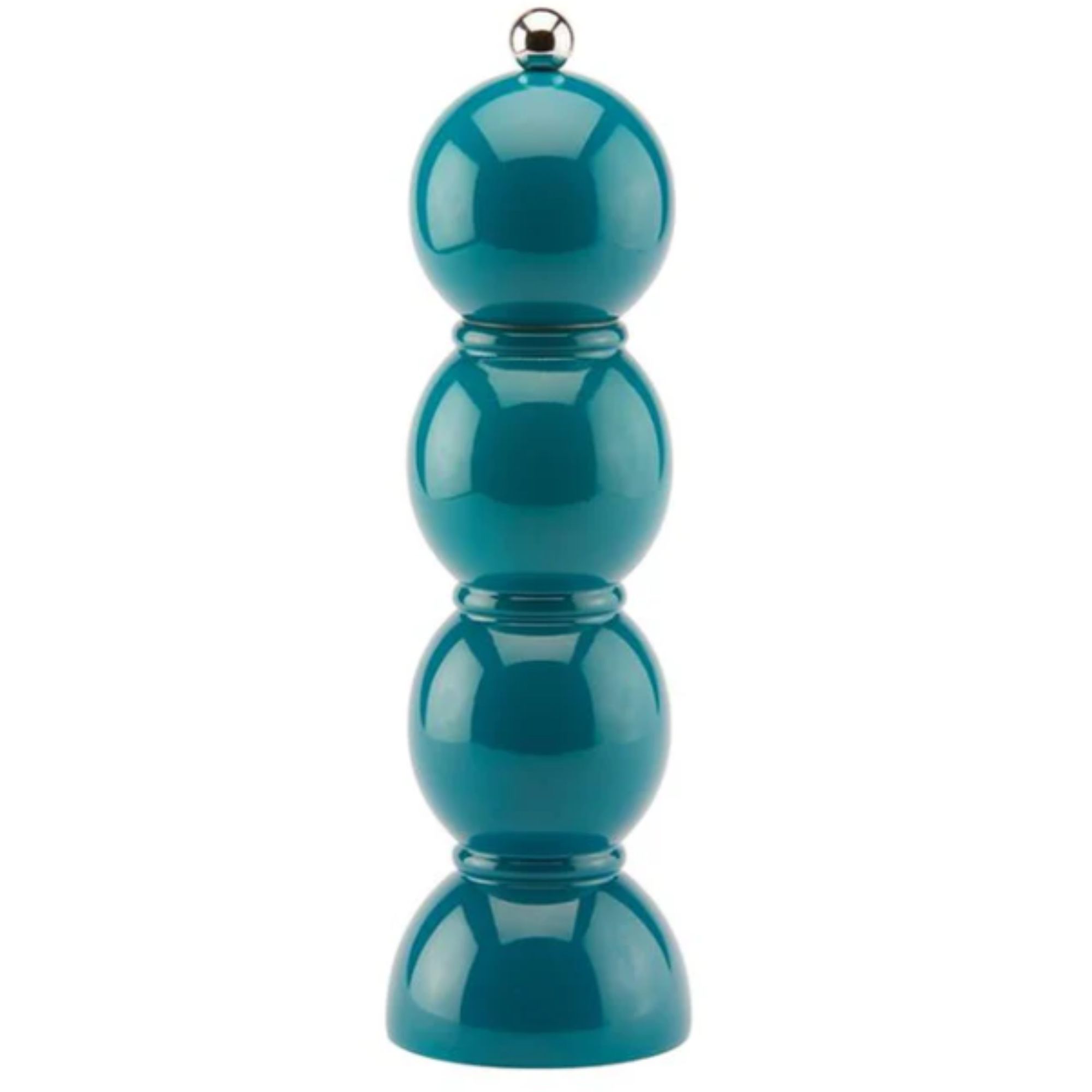Teal Bobbin Lacquer Salt or Pepper Mill