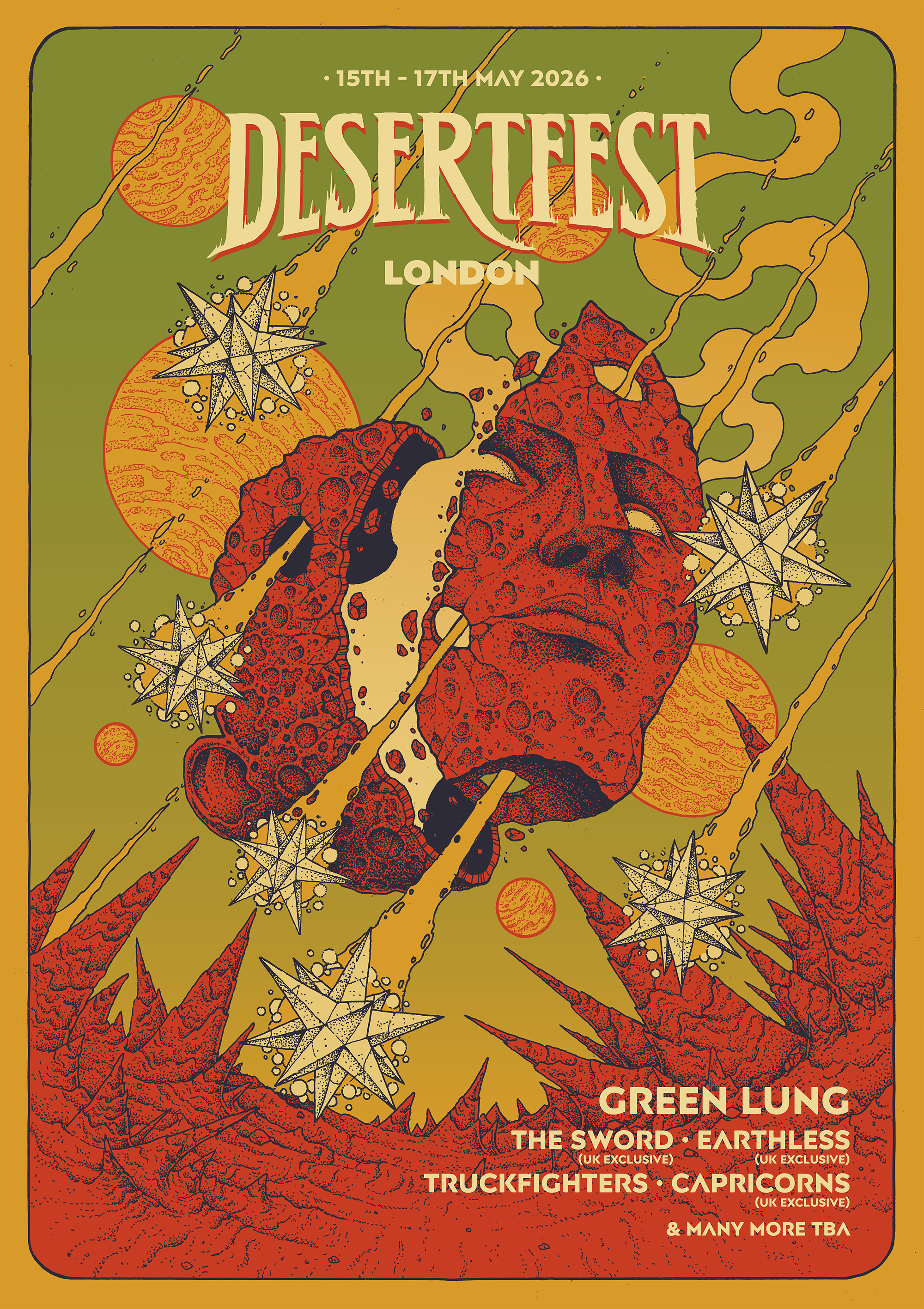 Desertfest 2026 poster