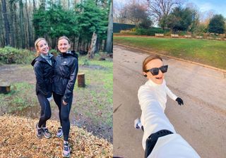 Ally Head and Lillie Bleasdale wearing some of the best running jackets