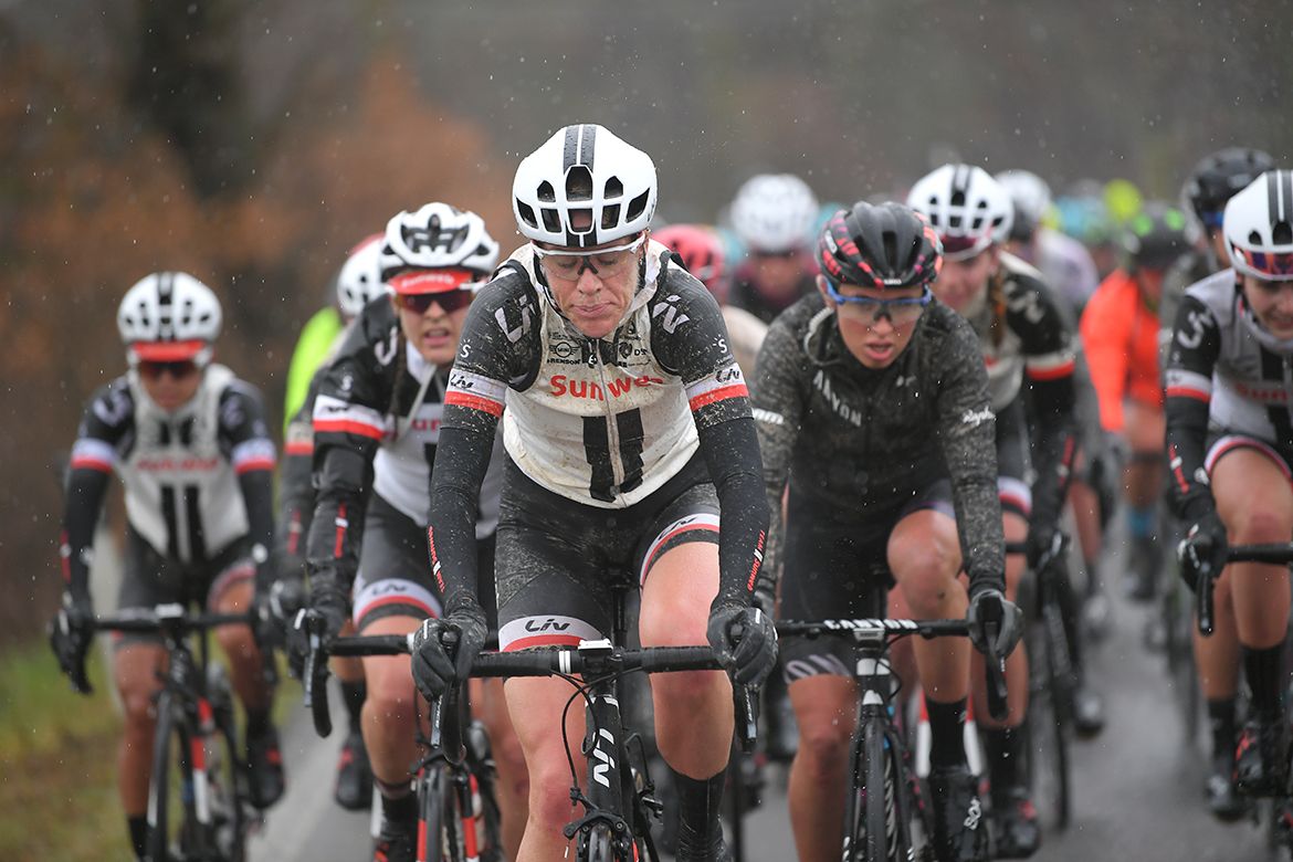 Sunweb up at the front of the bunch