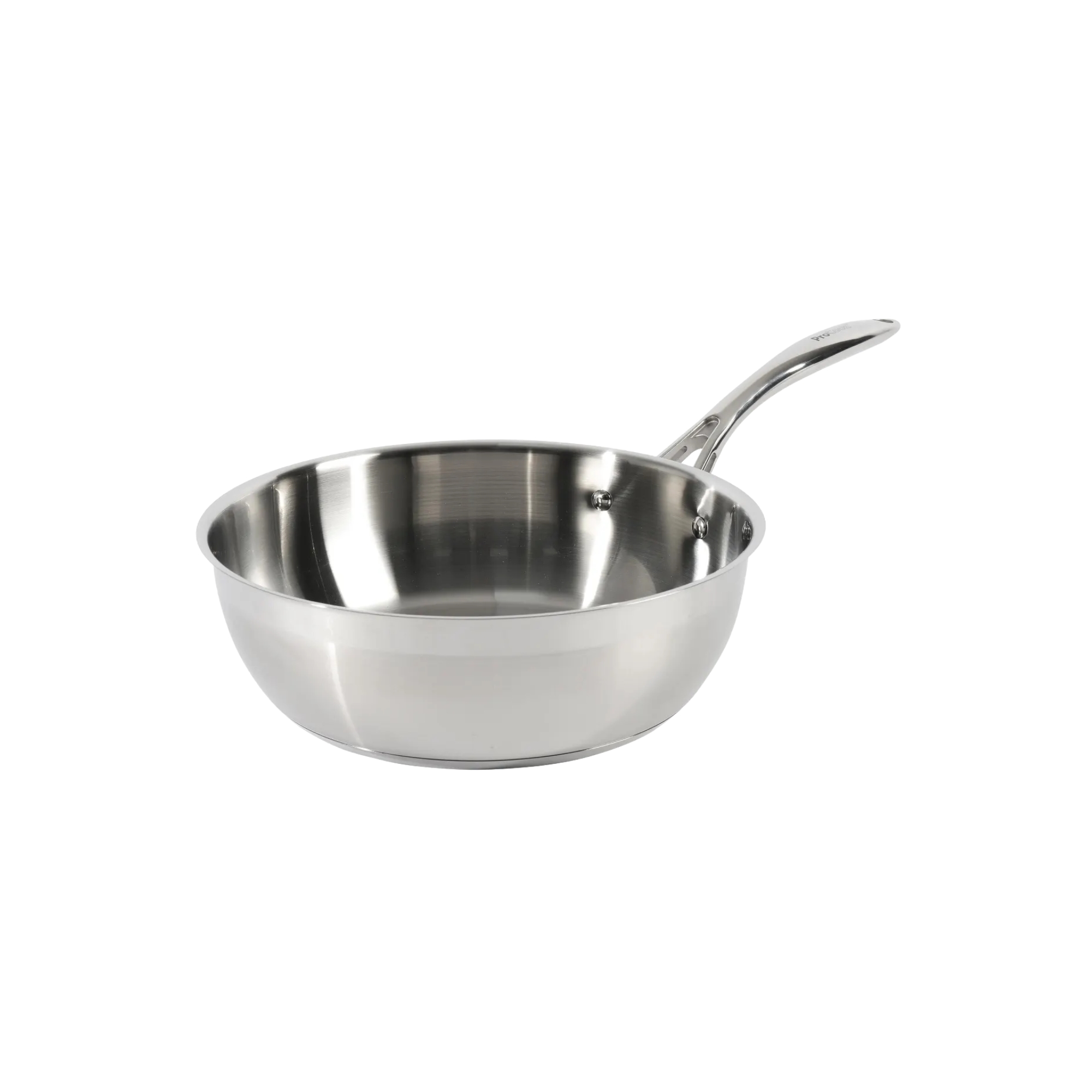 ProCook, Professional Stainless Steel Sauteuse Pan Uncoated 28cm