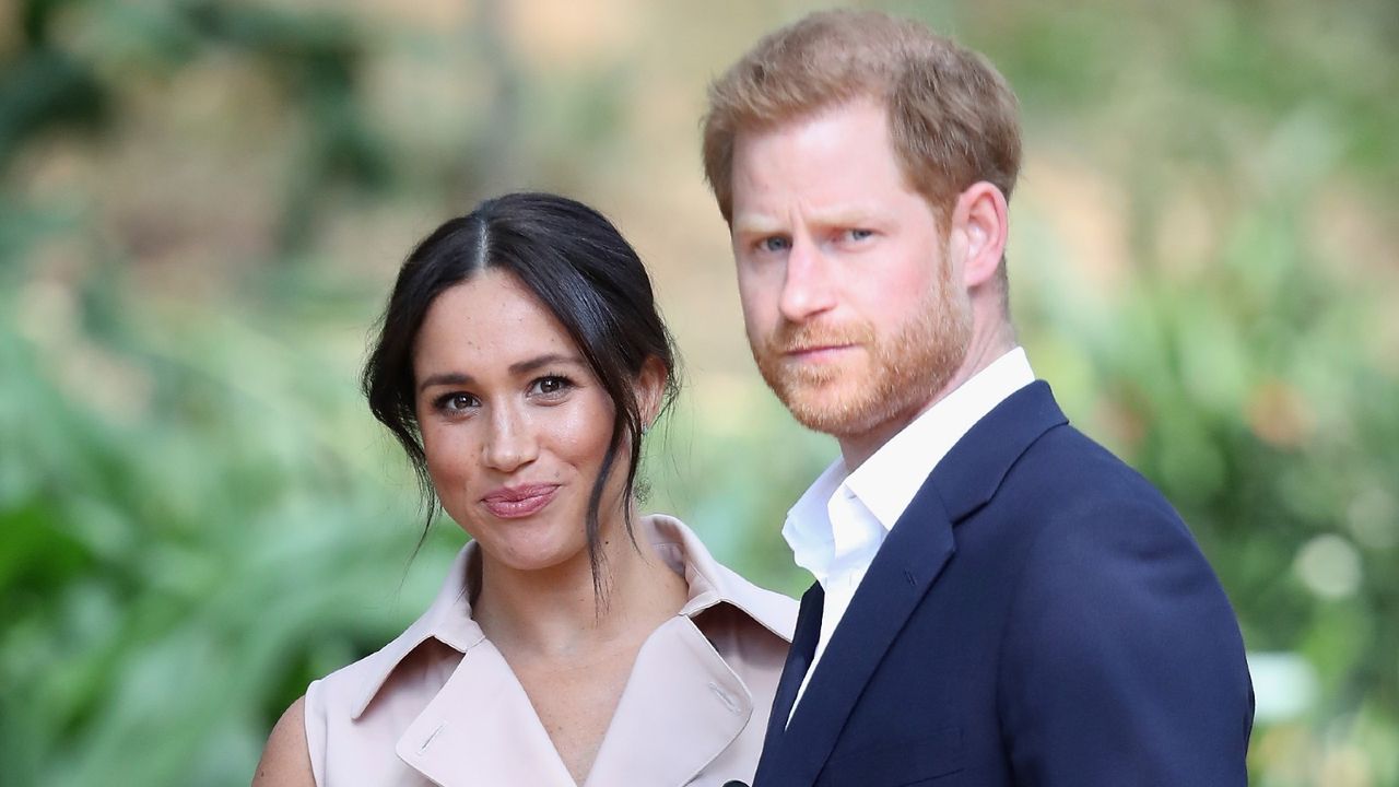 Prince Harry, Duke of Sussex and Meghan, Duchess of Sussex attend a Creative Industries and Business Reception on October 02, 2019 in Johannesburg, South Africa.