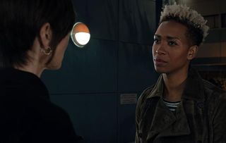 Connie gives Archie a harsh warning on her first day