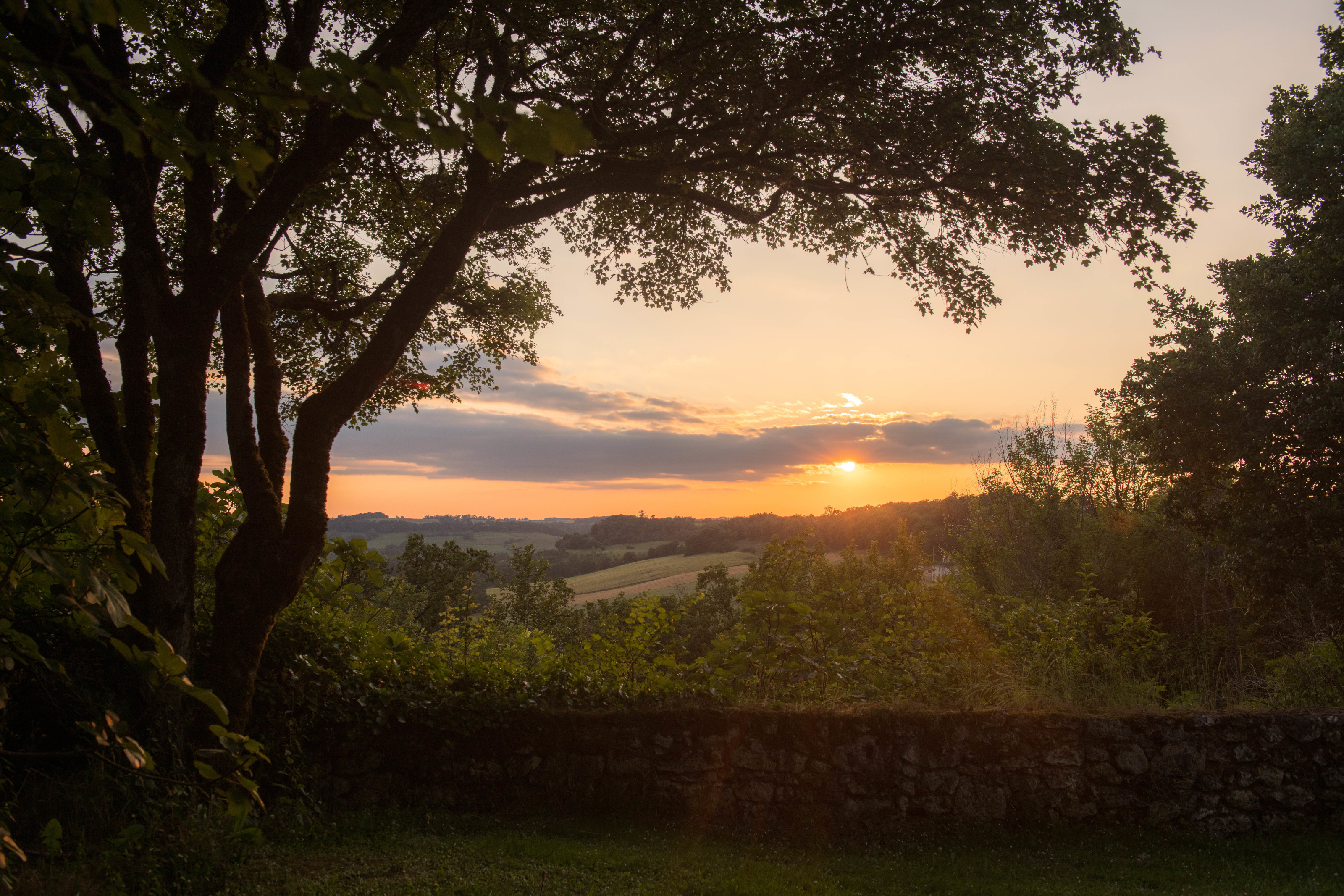 The grounds of the Amassa Retreat, France