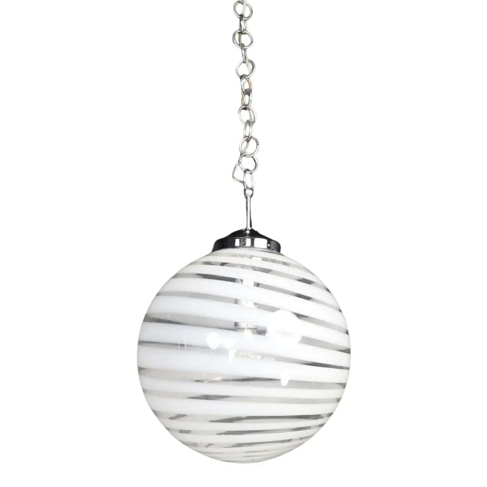Mid-Century Modern Art Glass Pendant Light, 1960s