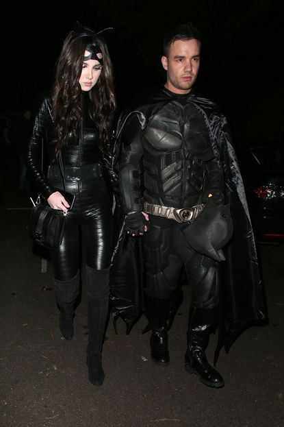 Liam Payne and Maya Henry as Batman and Catwoman