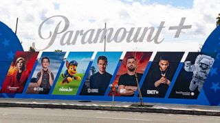 Paramount+ billboard showing various TV channels