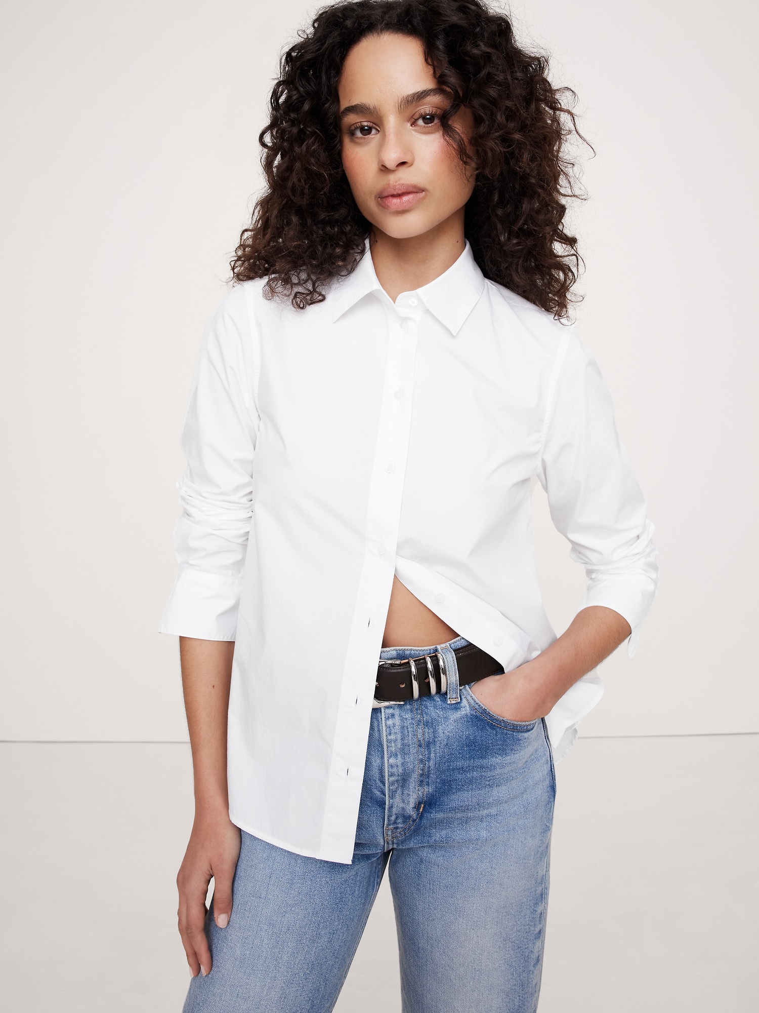 The Everyday Shirt in Cotton Poplin