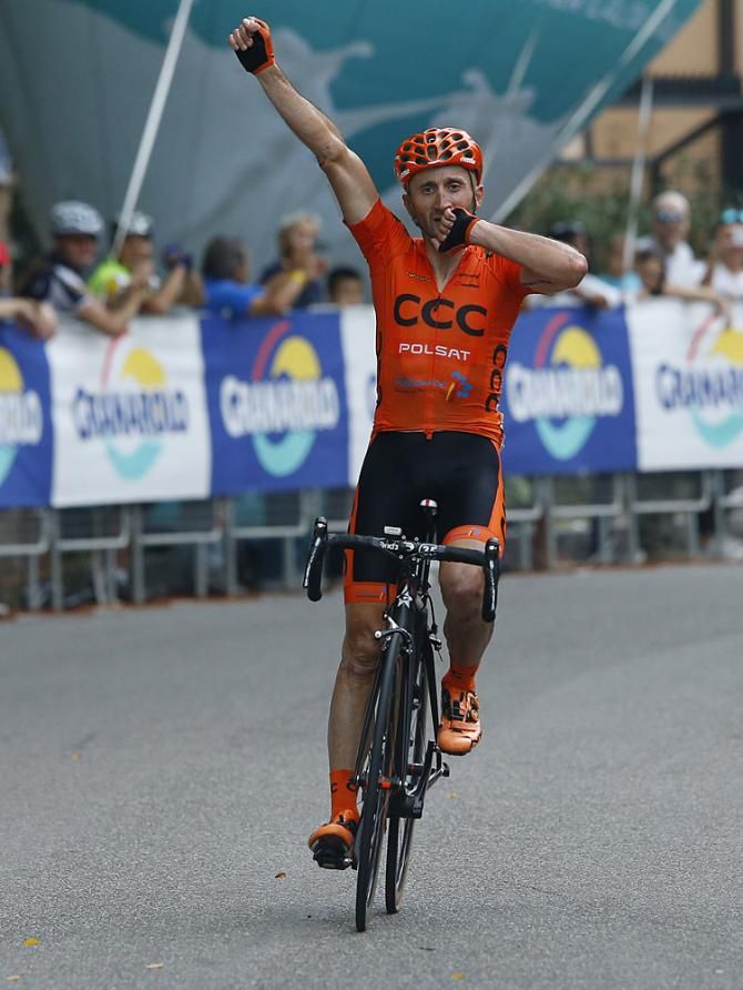 Davide Rebellin (CCC Polsat) wins the Giro dell'Emilia