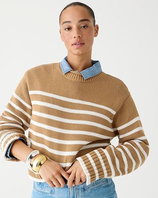 Rollneck™ sweater in stripe