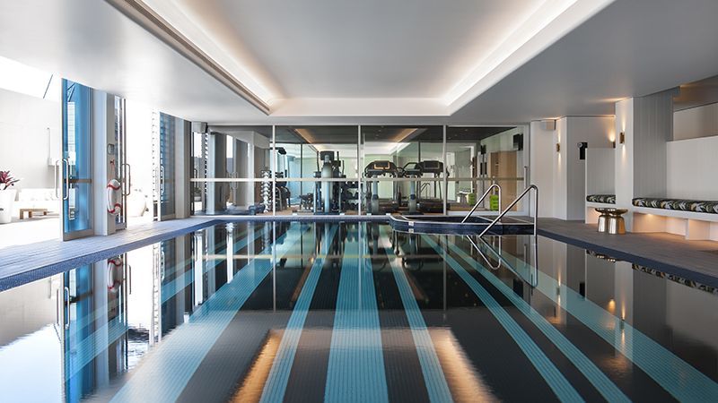 The swimming pool at Ovolo Woolloomooloo