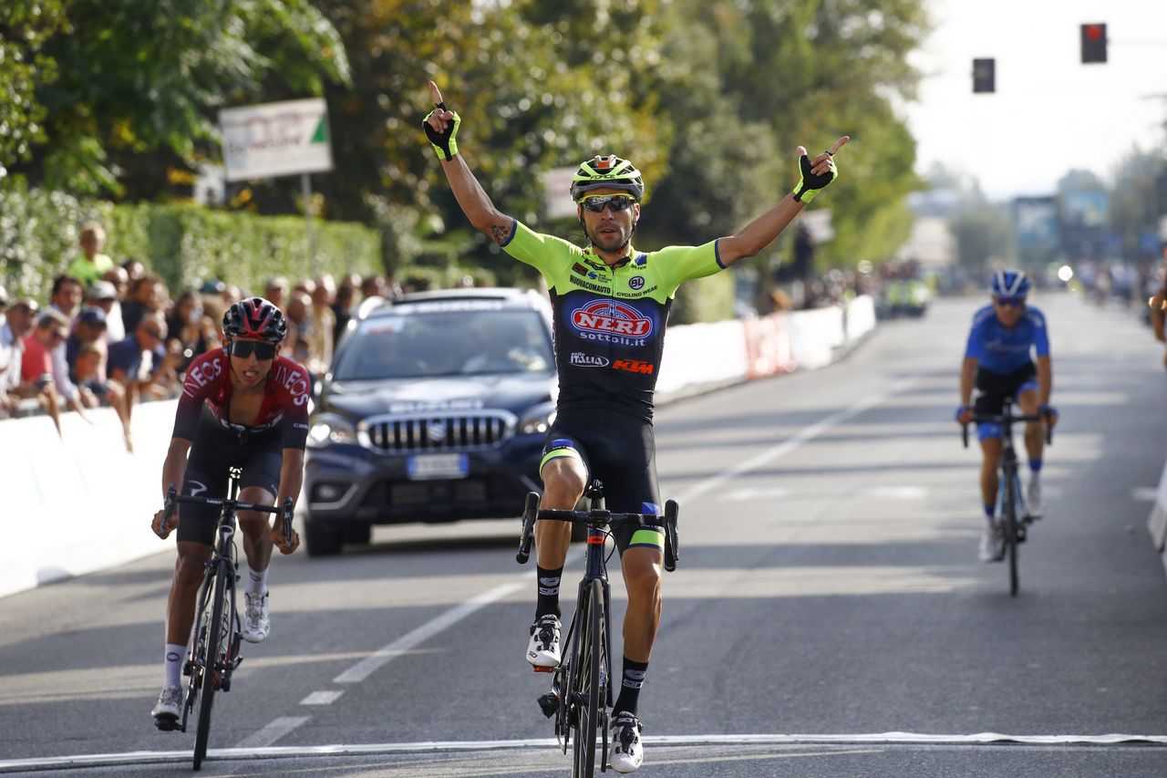 Giovanni Visconti (Neri Sottoli-Selle Italia-KTM) wins the 2019 Giro della Toscana