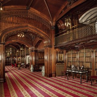 The library at Arundel Castle, West Sussex.