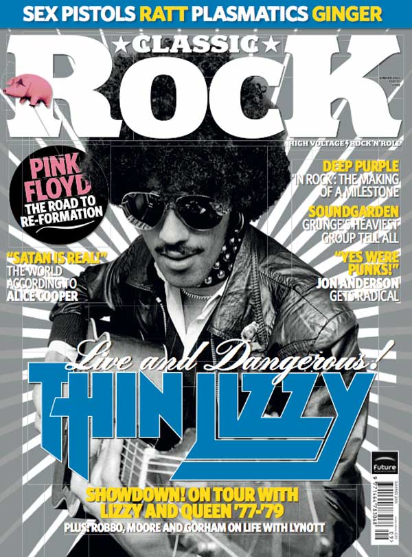 The cover of Classic Rock 83, featuring Phil Lynott