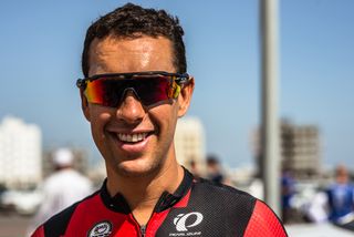 Richie Porte was all smiles before the stage