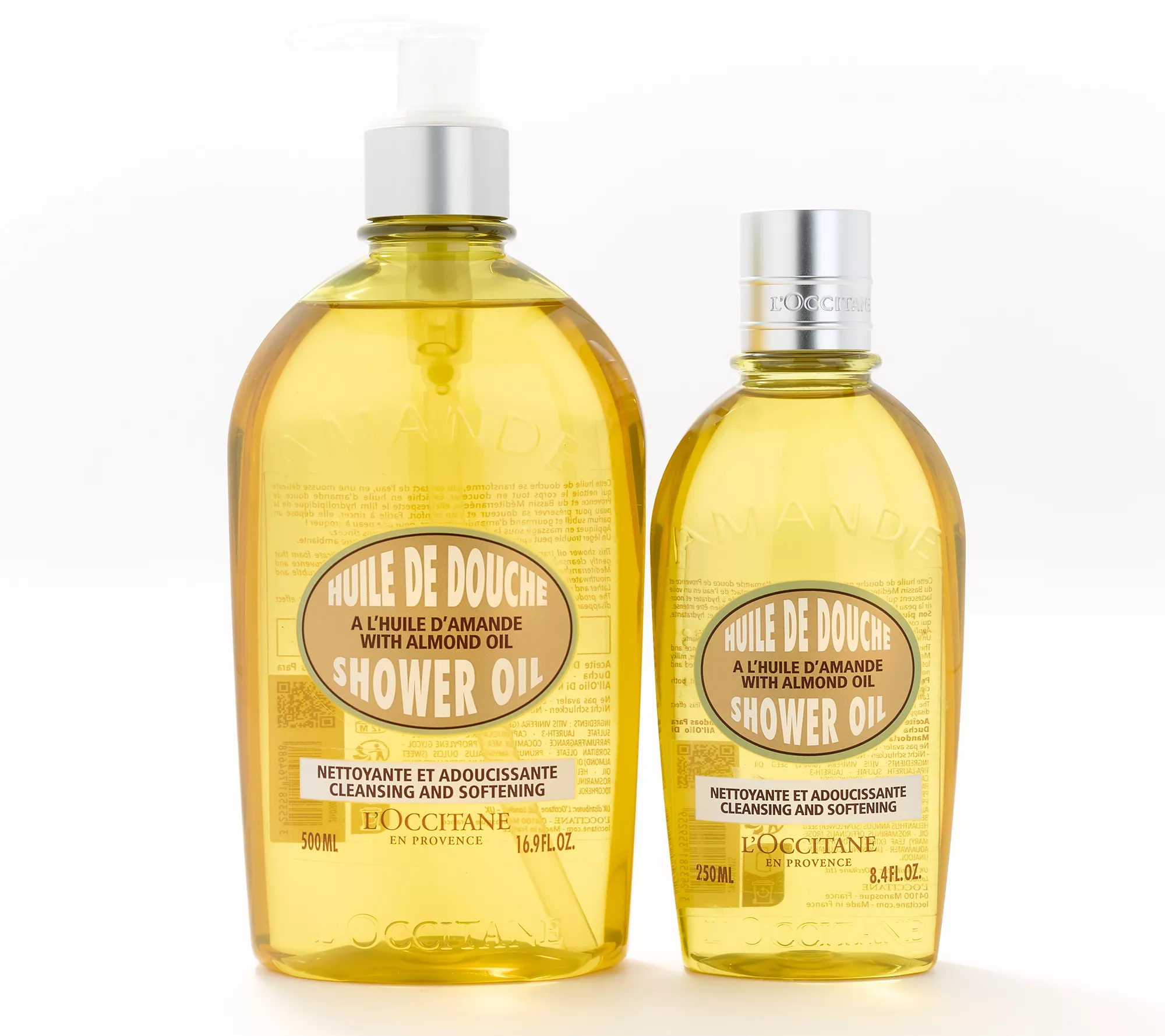 L&#039;occitane Silky Smooth Almond Shower Oil 2pc Set