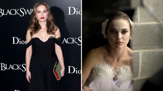 L-Natalie Portman, R-Natalie Portman in Black Swan