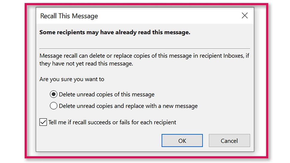 How To Recall An Email In Outlook TechRadar