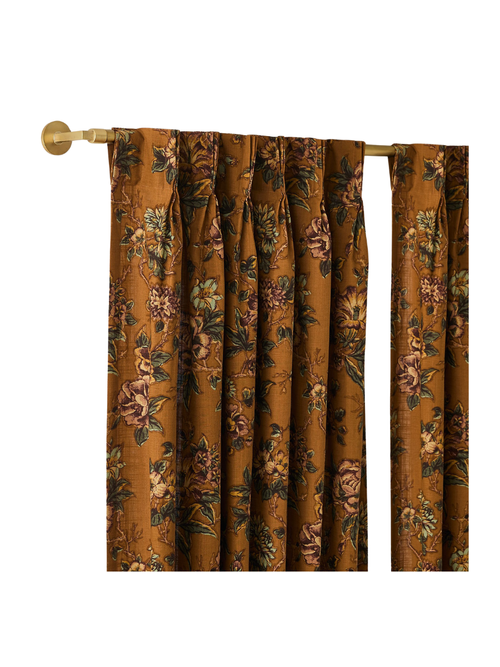 Pierce & Ward Wild Garden Pleated Curtain